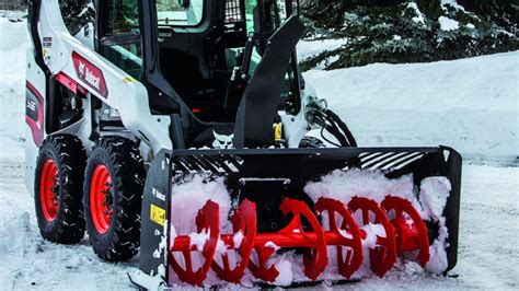 skid steer snow blower canada|snowblower for bobcat skid steer.